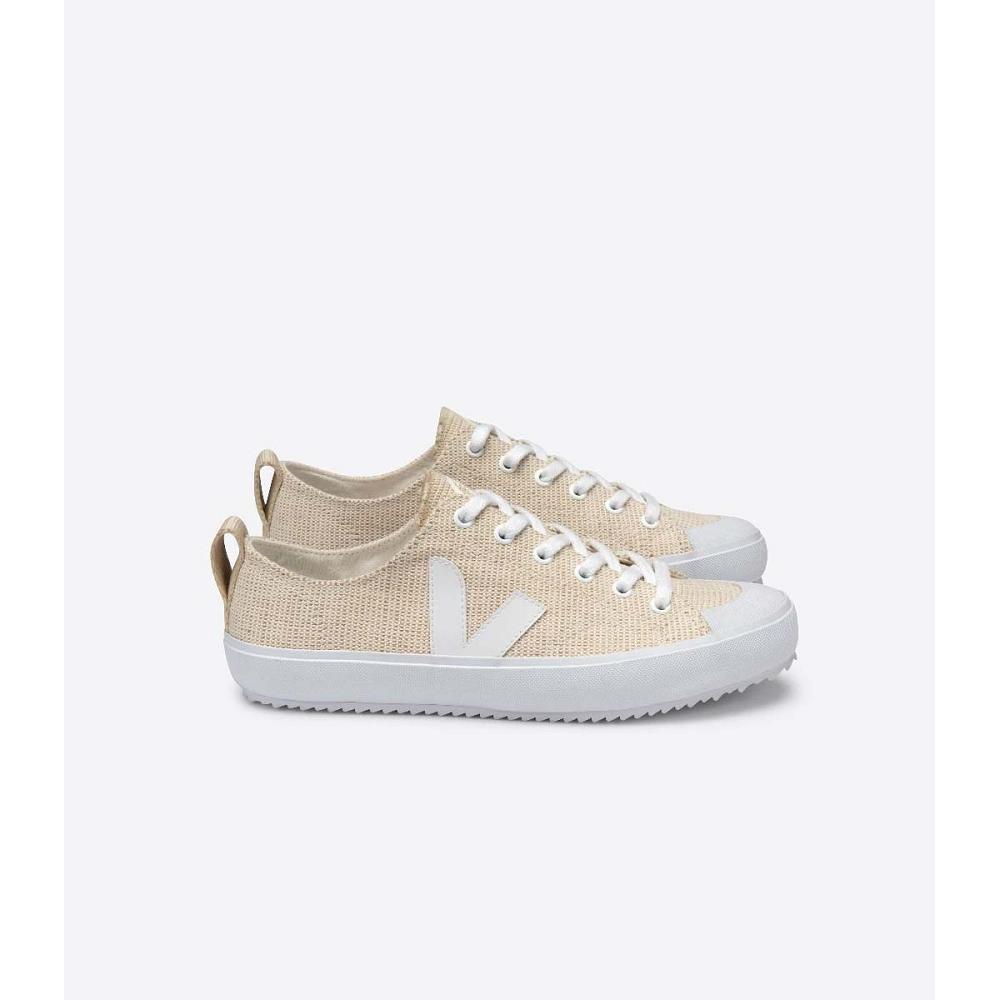 Men\'s Veja NOVA JUTE Shoes Beige | ZA 258GSO